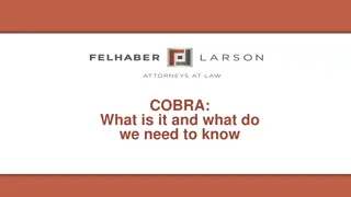 COBRA: Key Information and Guidelines