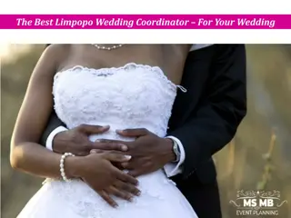 The Best Limpopo Wedding Coordinator-For Your Wedding