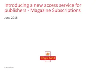 Revolutionizing Magazine Subscriptions for Publishers - Exclusive Service Launch