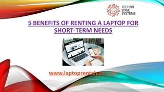 5 Benefits of Renting a Laptop for Short-Term Needs