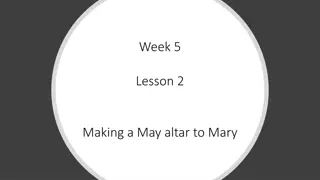 Creating a Beautiful May Altar to Honor Mary