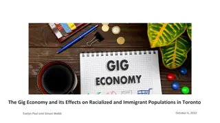 The Impact of the Gig Economy on Marginalized Groups in Toronto