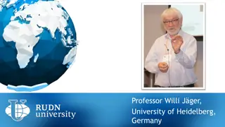 Professor Willi Jäger - Mathematics in Understanding and Controlling COVID-19