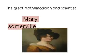 Celebrating the Life of Mary Somerville: Polymath, Writer, and Scientist