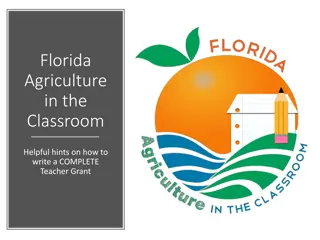 Complete Guide for Writing a Teacher Grant Application in Florida Agriculture Classroom