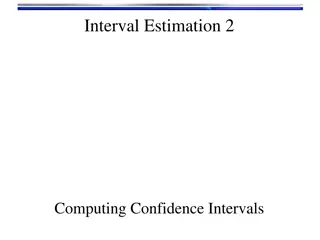 Confidence Intervals and Interval Estimation in Statistics