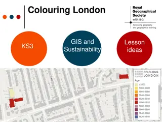 GIS and Sustainability Lesson Ideas for KS3 on Colouring London