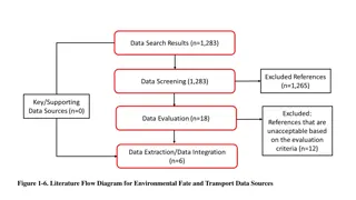 Comprehensive Literature Flow Diagrams and Bibliographies on Environmental Fate, Transport, Release, and Exposure Data Sources