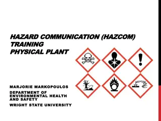 Hazard Communication Training and Safety Data Sheets Overview