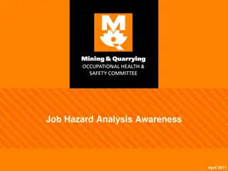 Enhancing Workplace Safety: Job Hazard Analysis Awareness in Mining and Quarrying