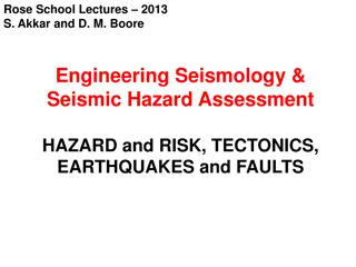 Engineering Seismology & Seismic Hazard Assessment Lectures Overview