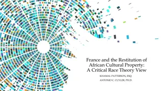 France and the Restitution of African Cultural Property: A Critical Race Theory Perspective