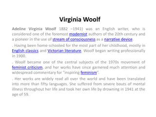 The Life and Legacy of Virginia Woolf