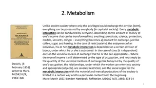 Metabolic Interaction in Society