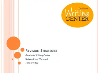 Mastering Revision: Strategies for Enhancing Your Writing Process