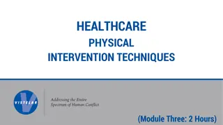 Healthcare Physical Intervention Techniques - Comprehensive Training Module