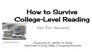 Effective College-Level Reading Strategies for Academic Success