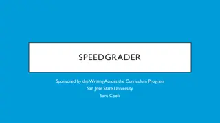 Enhancing Feedback with SpeedGrader Tools