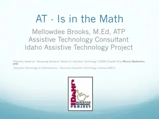 Assistive Technology in Mathematics: Enhancing Learning for Students with Disabilities