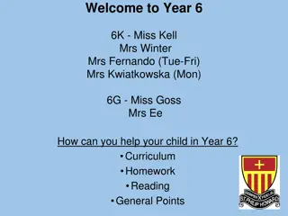 Supporting Your Child in Year 6: Curriculum, Homework, Reading