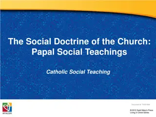 Evolution of Papal Social Teachings in Response to Industrial Revolution