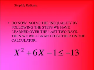 Simplifying Radicals: Techniques and Practice Problems