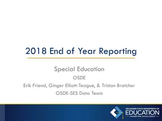 End-of-Year Reporting in Special Education for Oklahoma Schools