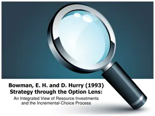 Integrating Real Options Theory in Strategic Decision Making