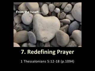 Redefining Prayer: The Heart and The Head in Harmony