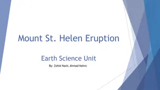 Mount St. Helen Eruption: A Earth Science Study