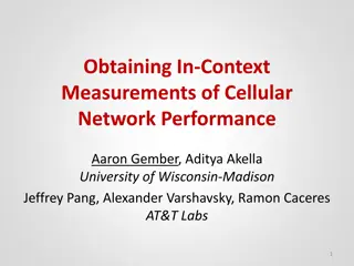 Understanding Cellular Network Performance in User Context