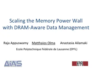 Power Consumption in Memory-Intensive Databases