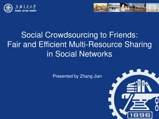 Fair and Efficient Multi-Resource Sharing in Social Networks