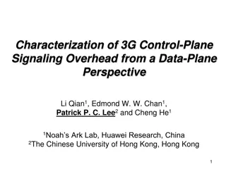 Characterization of 3G Control-Plane Signaling Overhead