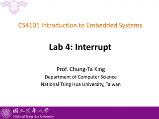 Interrupt Handling in MSP430 Embedded Systems