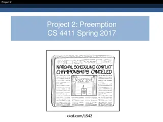 Project 2: Preemption in CS 4411 - Spring 2017