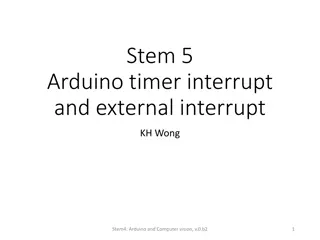 Arduino Timer and External Interrupts