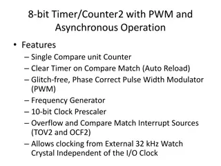 8-bit Timer/Counter2 with PWM and Asynchronous Operation