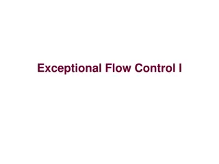 Exceptional Control Flow in Computer Systems