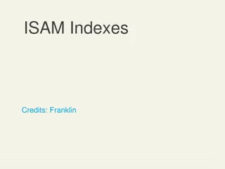 ISAM Indexes and Tree-Structured Indexing Techniques