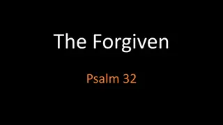 The Forgiveness Journey - Finding Honesty, Faithfulness, Compassion, and Joy through Scripture