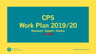 CPS Work Plan 2019/20: Engaging Contractors, Boosting Clinical Role, and Enhancing Community Pharmacy