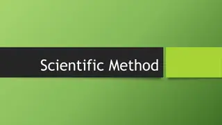 Scientific Method and Its Application in Science