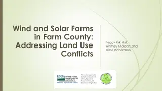 Addressing Land Use Conflicts in Wind and Solar Farms: A Comprehensive Analysis