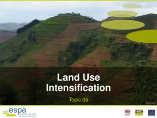 Understanding Land Use Intensification and Its Impacts