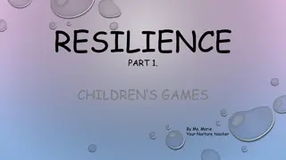 Engaging Resilience: Interactive Children's Games and Activities