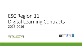 Educational Technology Digital Learning Contracts Overview