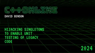 Unit Testing Legacy Code: Hijacking Singletons for Testing