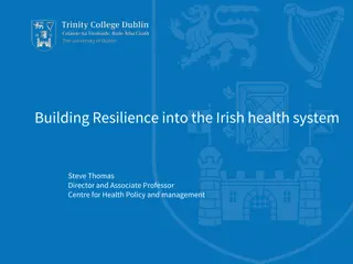 Enhancing Resilience in the Irish Health System During Economic Contractions