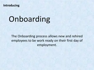 Efficient Onboarding Process for New and Rehired Employees